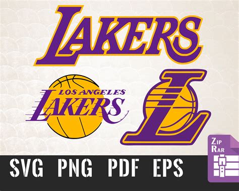 lakers logo svg cut files